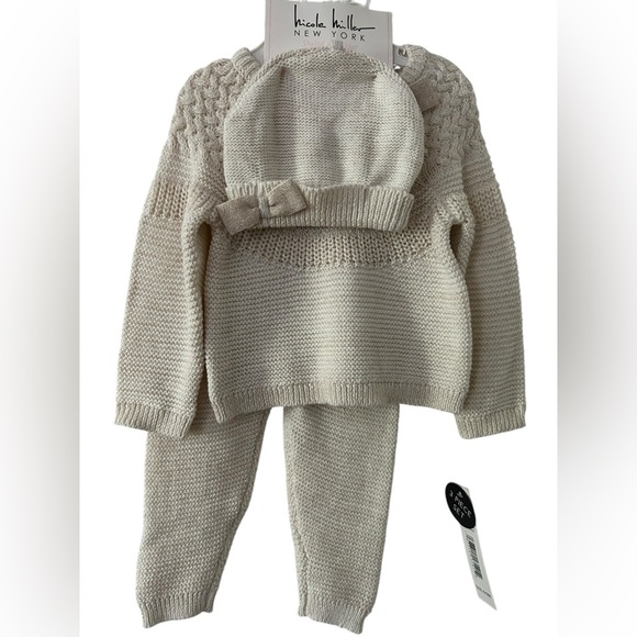 Nicole Miller Baby 3 piece outfit matching set 6-9 mo - Picture 1 of 4
